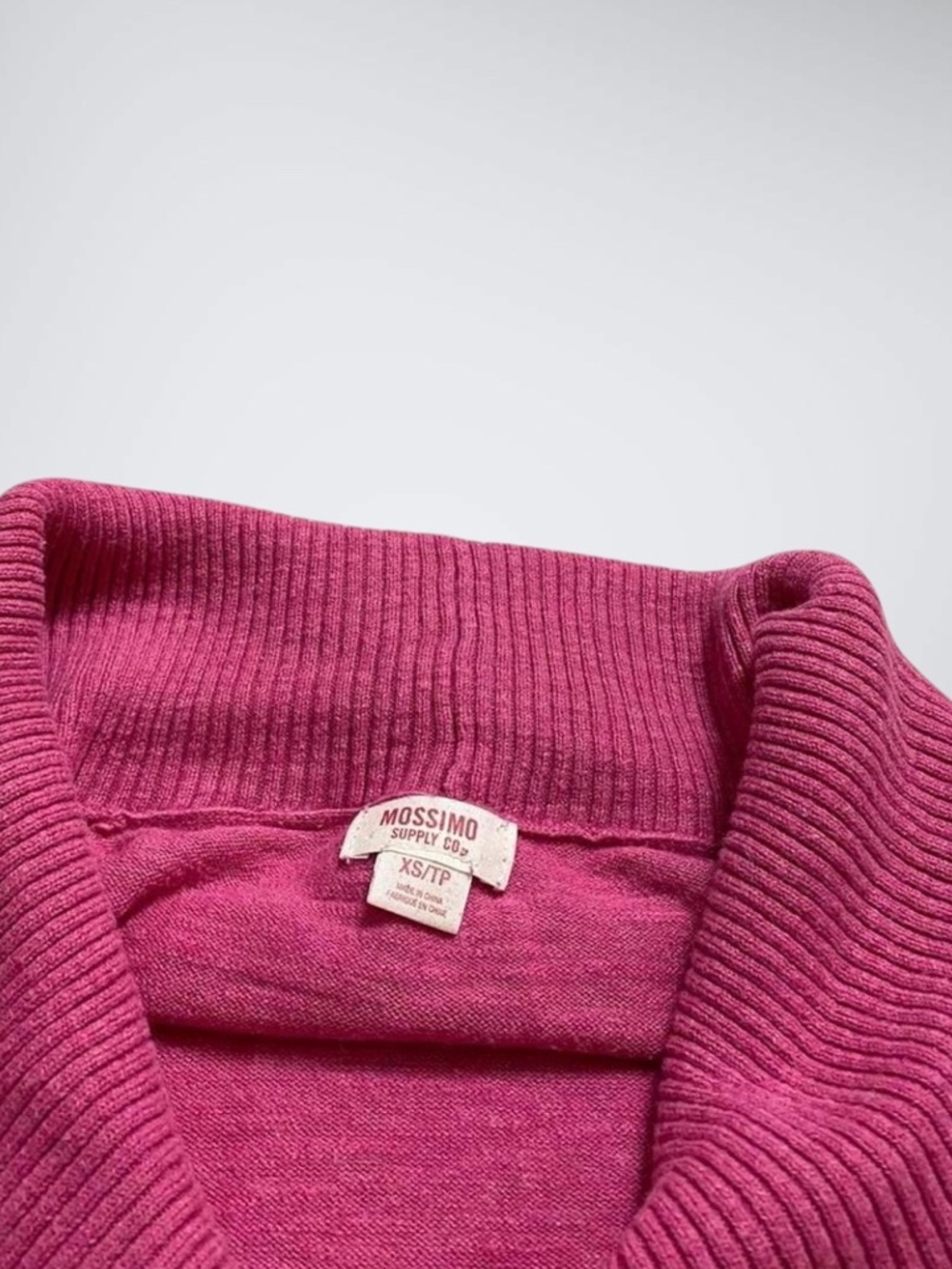 Early 2000s Mossimo Dusty Pink Knit Button Up Cardigan | Preppy Soft Girl Aesthe - Picture 4 of 5